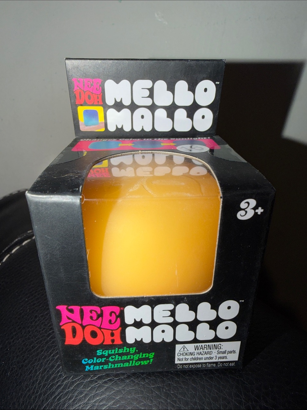 NeeDoh Mello Mallo Yellow Squishy Toy